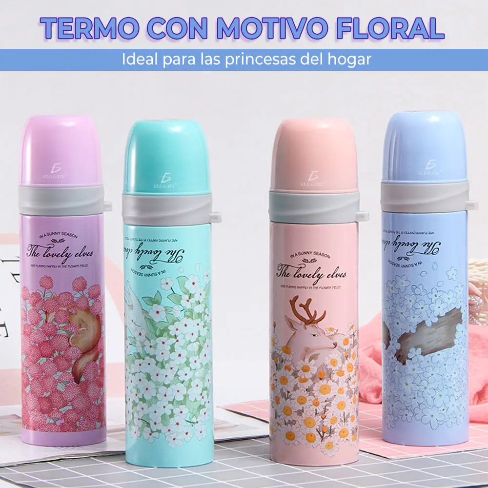 Vaso Termo Acero Inoxidable Para Bebi