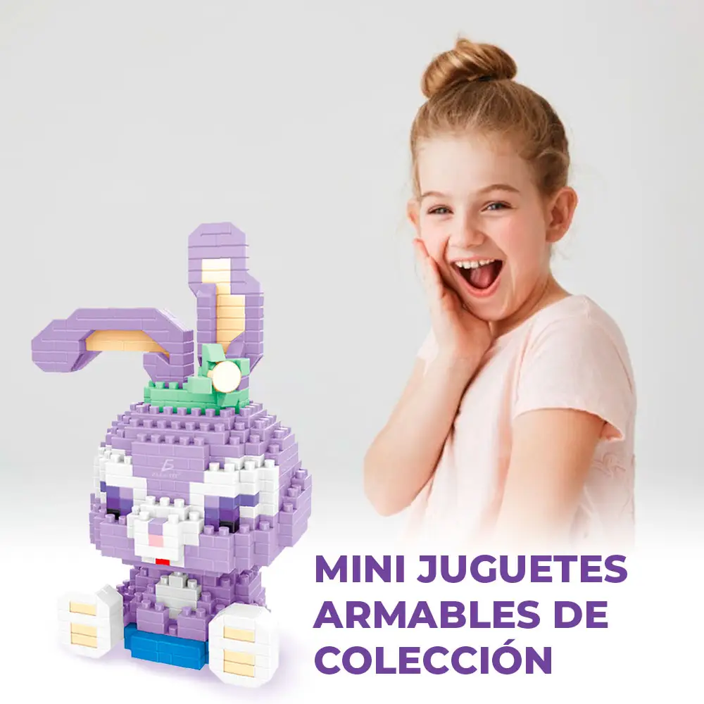 Juguete de Bloques de Construcción de Conejo Pícaro 452PZS