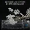Festival Copo Nieve Iluminación Con 20 Led 2M