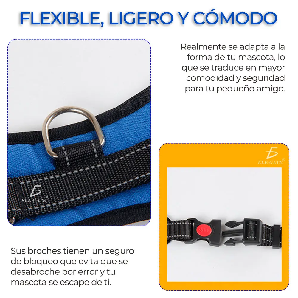 Pechera Arnés Para Perro Mascota Ajustable