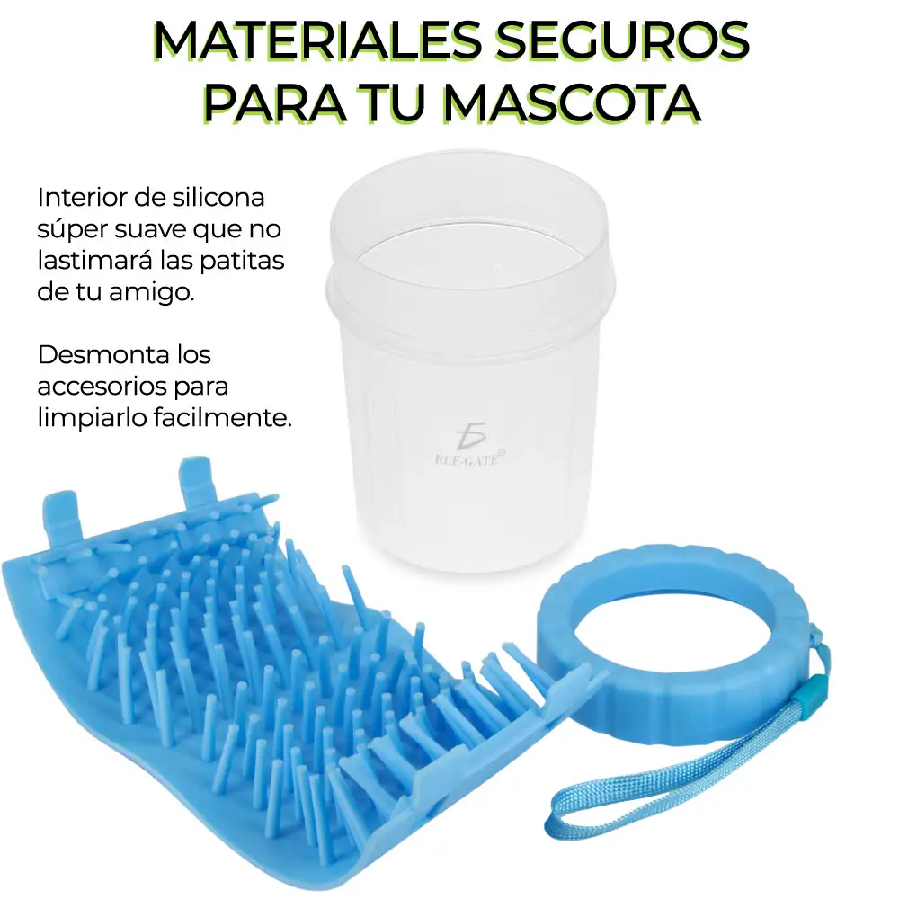 Lava Patas Mascota Grande Limpia Desinfecta Higiene