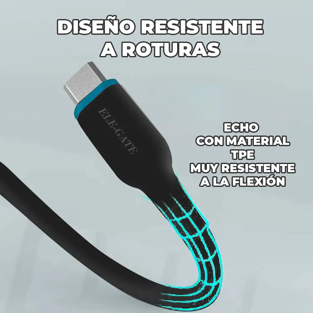 Cable V8 Micro Usb Reforzado Para Carga Datos