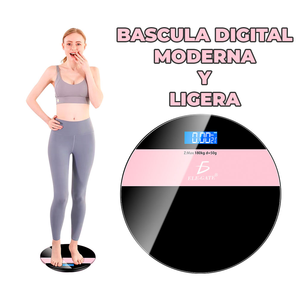 Báscula digital inalámbrica inteligente Gloria para peso corporal