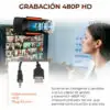 Webcam Usb Para Computadora 480P Con Micrófono