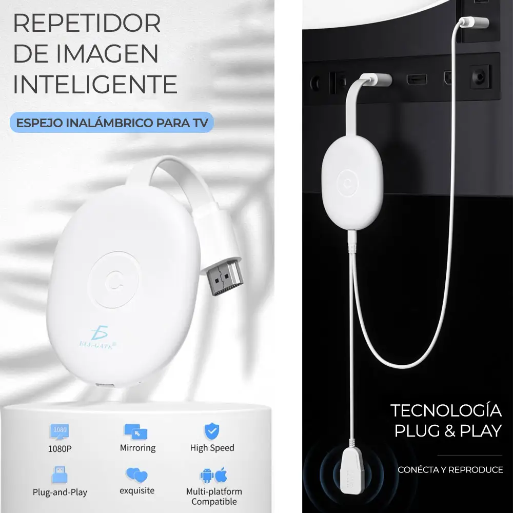 Chromecast Mirascreen Anycast 4K Wifi HDMI Google TV