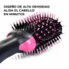 Cepillo Secador Cabello Electrico Alisador Rizador 3 En 1