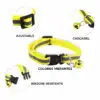 Collar Reflectante De Luz Para Perros Pequeños Y Gatos