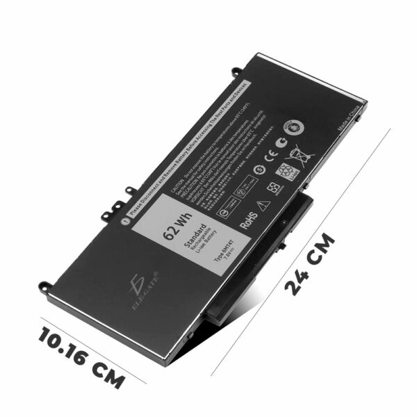 Bateria compatible Dell E5470 E5570 6mt4t 0hk6dv 079vrk Txf9m 0txf9m