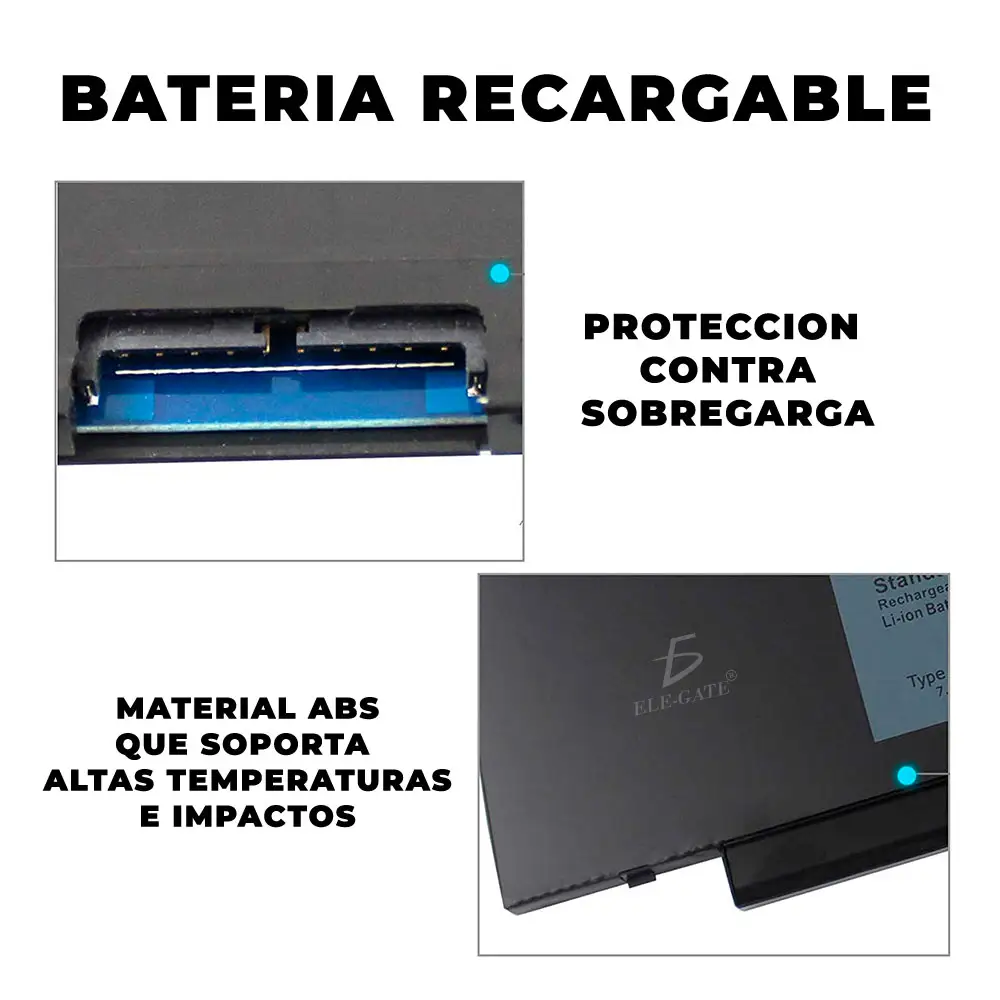 Bateria compatible Dell E5470 E5570 6mt4t 0hk6dv 079vrk Txf9m 0txf9m