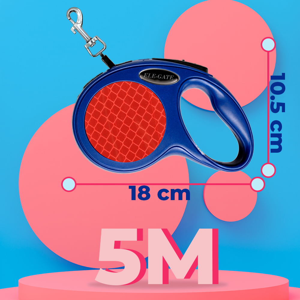 Correa Retráctil Para Perros Y Mascotas Grandes 5Mts - Image 6