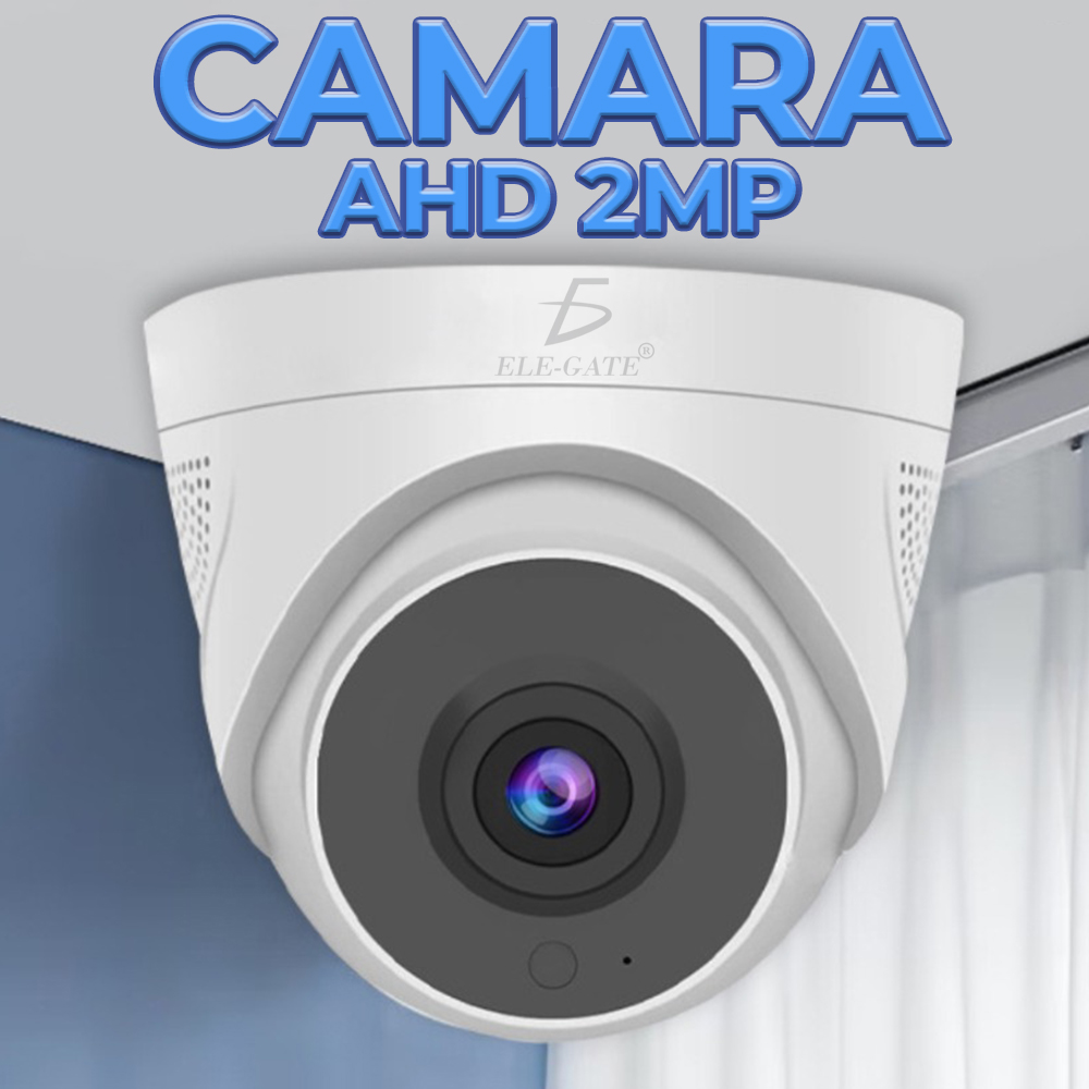 Cámara de Seguridad Inteligente Compacta para Interiores - Video HD de 1080p,  Visión Nocturna y Detección de Movimiento - ELE-GATE