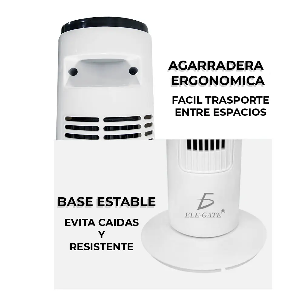 Ventilador De Torre Silencioso Tres Velocidades