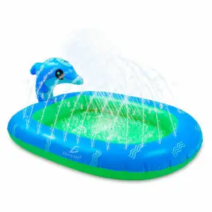 Piscina Inflables Con Rociadores y Cabeza de Delfín