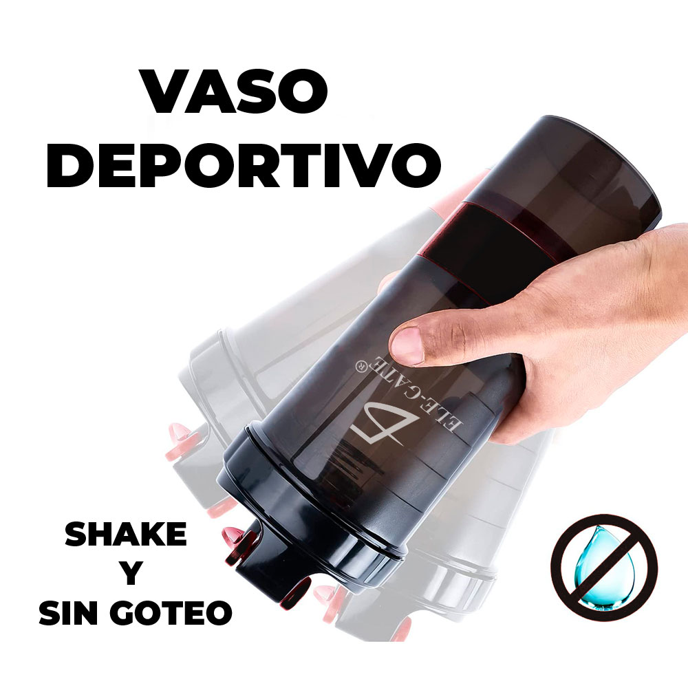 Mezclador De Proteínas / Vaso Deportivo / Shaker De Gimnasio - ELE-GATE