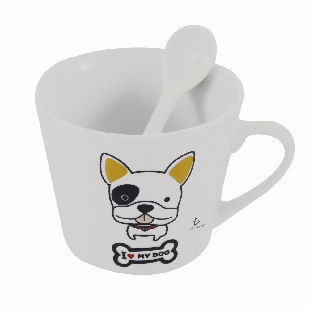 zumo de leche y agua taza de té Taza de cerámica con diseño de nariz de perro 