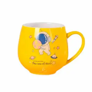 Taza de Cerámica en Forma Universo