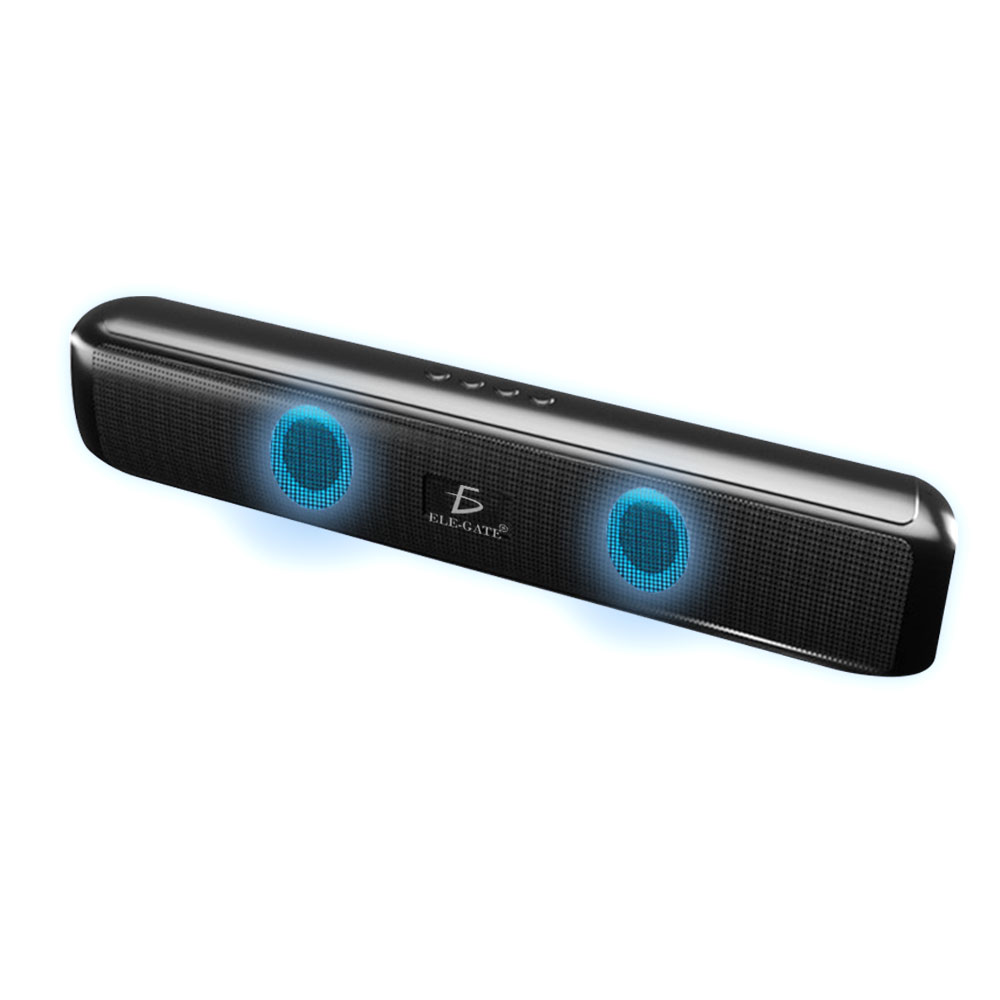 Barra Sonido Subwoofer Wireless Bluetooth Rgb Luz Para Pc/tv - ELE-GATE