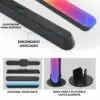 Luz Ambiental Rgb De Escritorio Bluetooth Control Por App