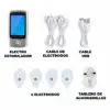 Electroestimulador Recargable Ems Tens 16 Modos 4 Pads