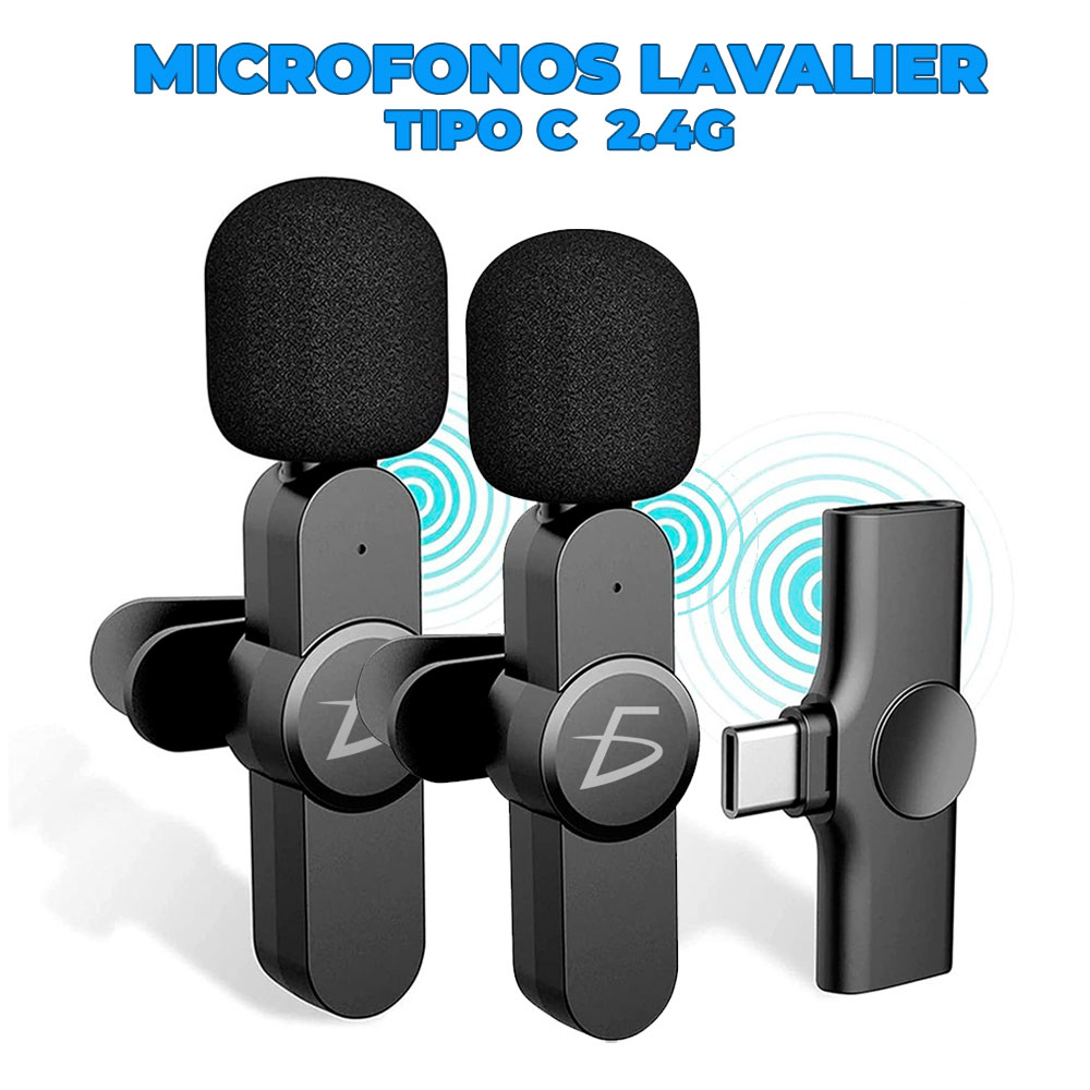 Micrófono Inalámbrico Lavalier Para Celular Andorid - ELE-GATE