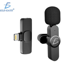 Micrófono De Solapa Inalámbrico Portátil Para iPhone iPad
