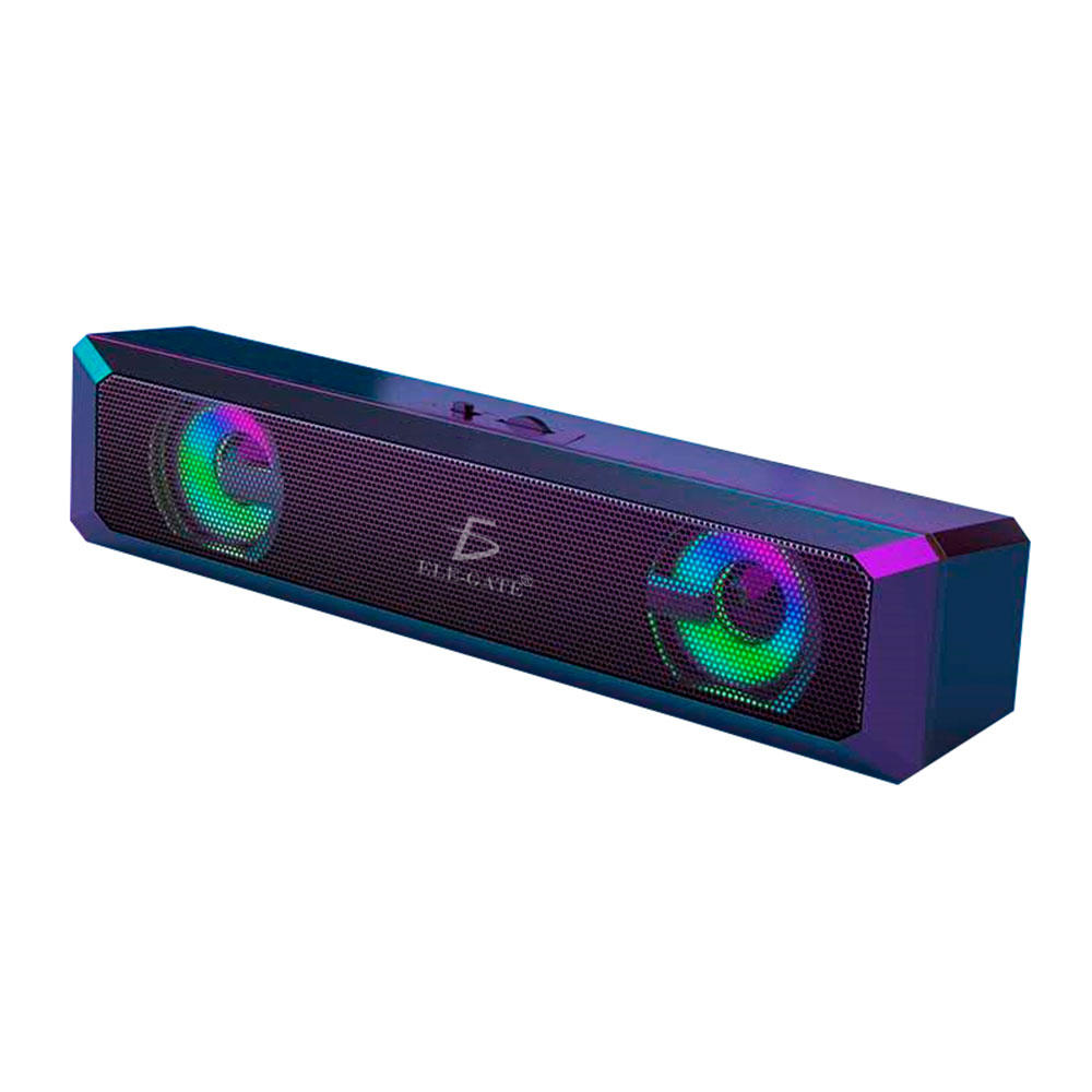Bocina Bluetooth Barra de Sonido Soundbar para PC TV, RGB
