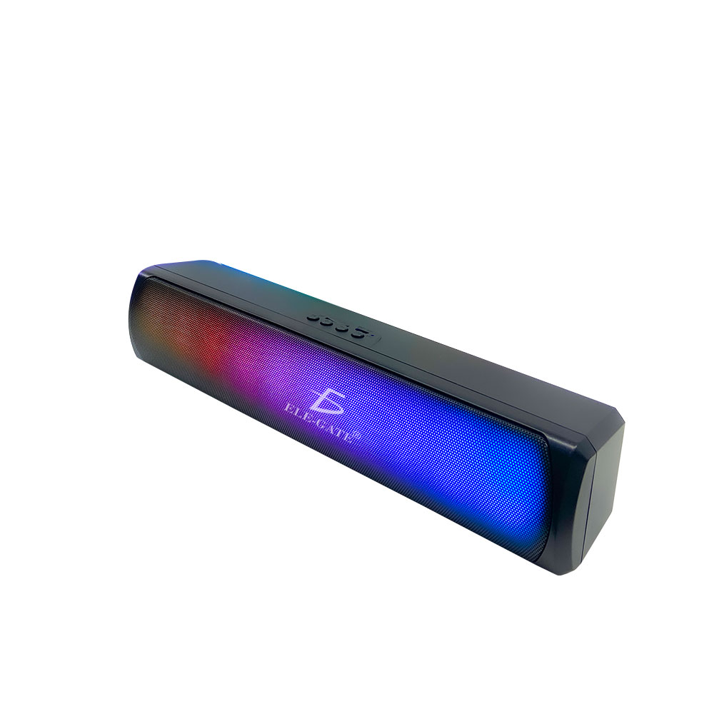 Altavoces de ordenador con luces RGB, sonido estéreo, pantalla LED,  Bluetooth 4.0, de batería 1500 mAh de Yotijar