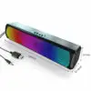 Barra De Sonido LED Luz RGB Para Pc Android Tv Teatro En Casa Bluetooth Soundbar