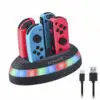 Estación De Carga Rapida Compatible Controles de Nintendo Switch Joycon