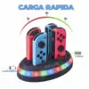 Estación De Carga Rapida Compatible Controles de Nintendo Switch Joycon