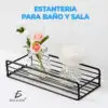 Soporte De Pared Porta Toallas Baño Cocina 28CM