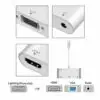 Lightning Adaptador Hub A 4k Hdmi/vga Para iPad iPhone