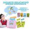 Juguetes Educativos De Tarjetas En Inglés Con 112 Palabras