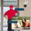 Cámara WiFi 3MP IP Exteriores Inalambrica con visión Nocturna