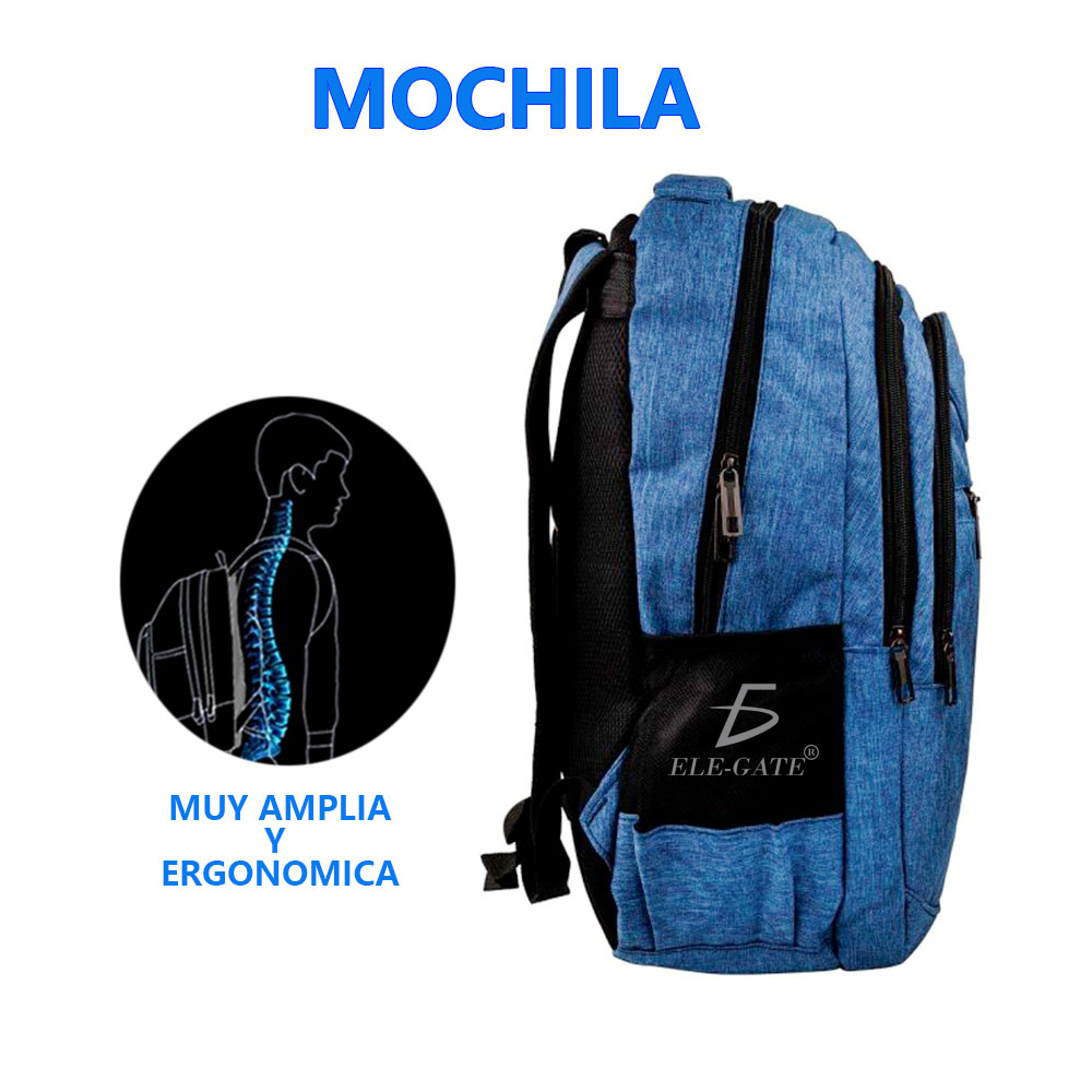 Mochila Deportiva para Deporte Viaje Gym Backpack Size:M - ELE-GATE