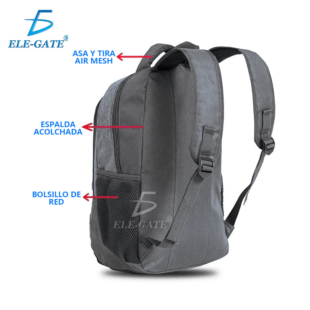 Mochila Deportiva para Deporte Viaje Gym Backpack Size:L - ELE-GATE