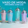 Vaso Aguacate Luz Led Termico Vegano Acrílico De Moda 500ml