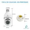 Cámara De Seguridad Visión Nocturna Con Wifi Inalámbrica 1080p C/alarma
