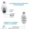 Cámara De Seguridad Visión Nocturna Con Wifi Inalámbrica 1080p C/alarma