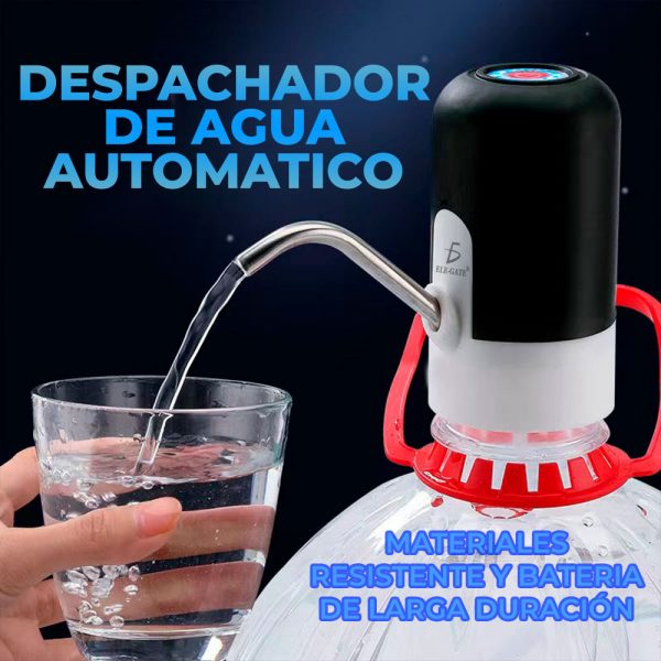 Dispensador De Agua Eléctrico Recargable Usb Bomba De Agua - ELE-GATE