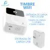 Timbre De Puerta Inalámbrico Con Mirilla Lcd Cámara Wifi