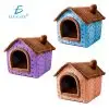 Comoda Cama para Mascotas De Esponja Casa para Perro y Gato