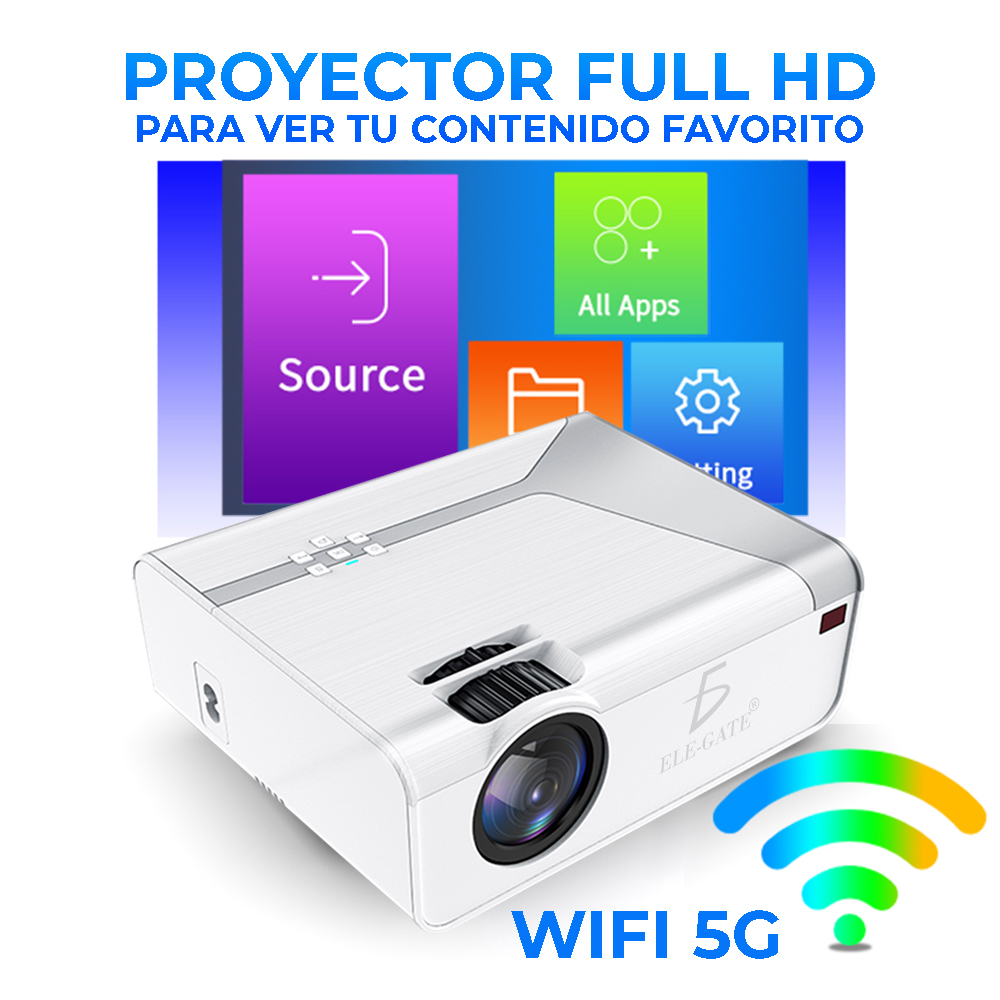Full HD Proyector 4K LED Portátil GENERICO