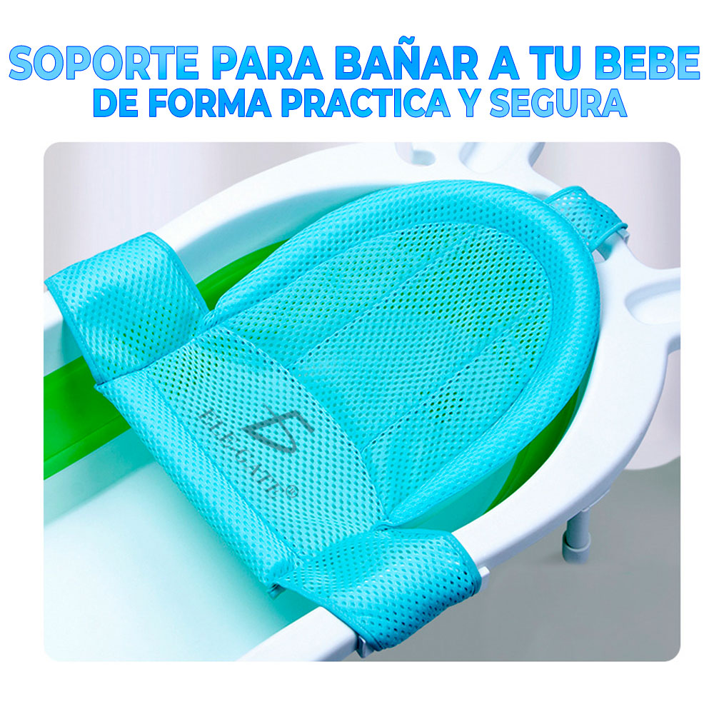 Bañera Antideslizante Tina De Baño Para Bebés Plegable - ELE-GATE