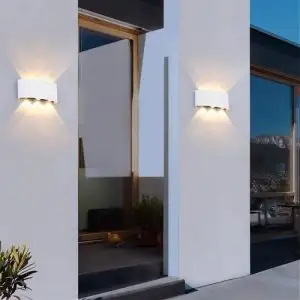 Lámpara De Pared Led Impermeable De 8w Uso Exterior/interior