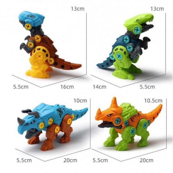 Juguete De Dinosaurio Diy Para Niños Con Taladro - Image 4