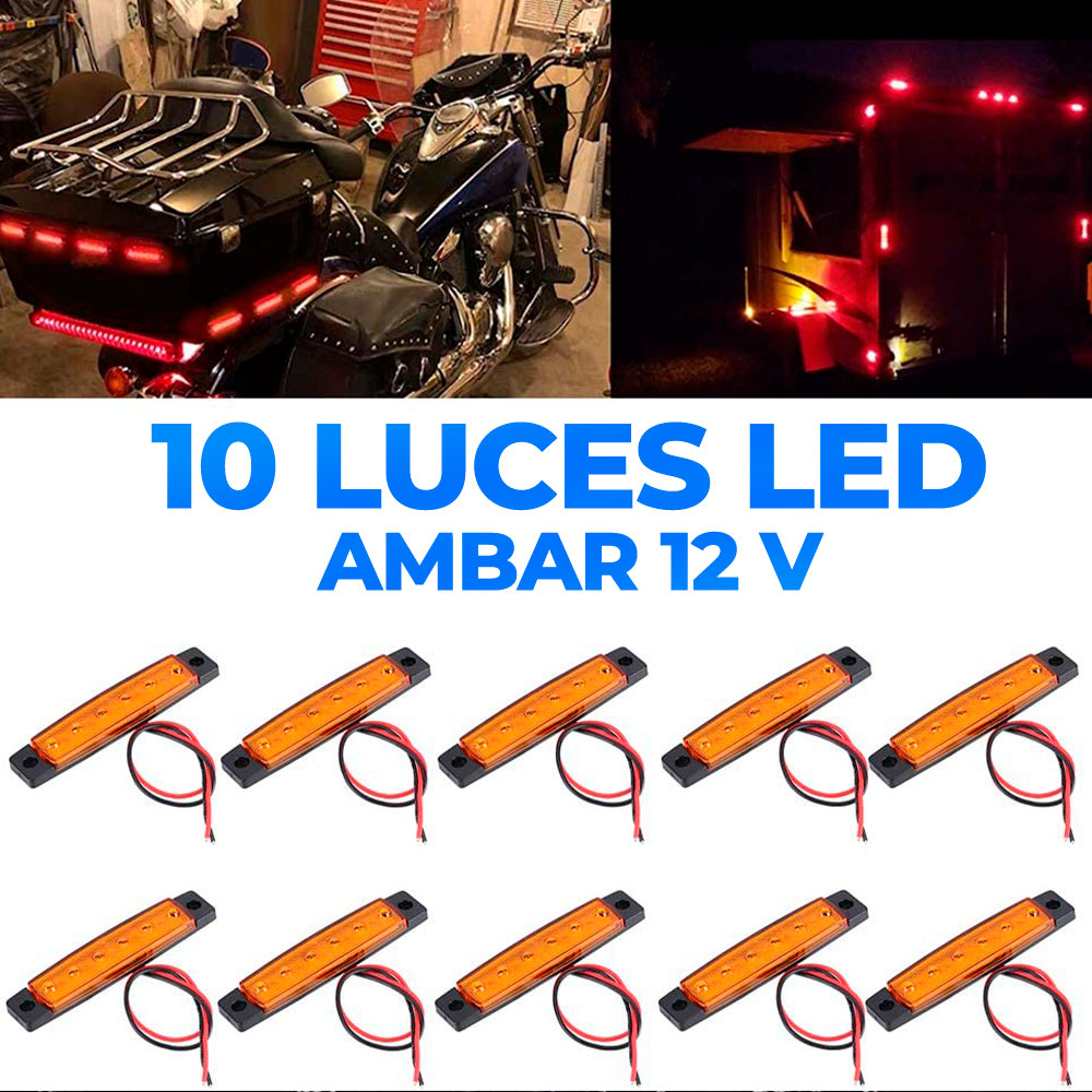 4 unids LED Laterales Luces de Marcador para Camiones Verde LED Extremo  Esquema Marcador Decoración Multiusos Luz Lámpara Camión Remolque Autobús