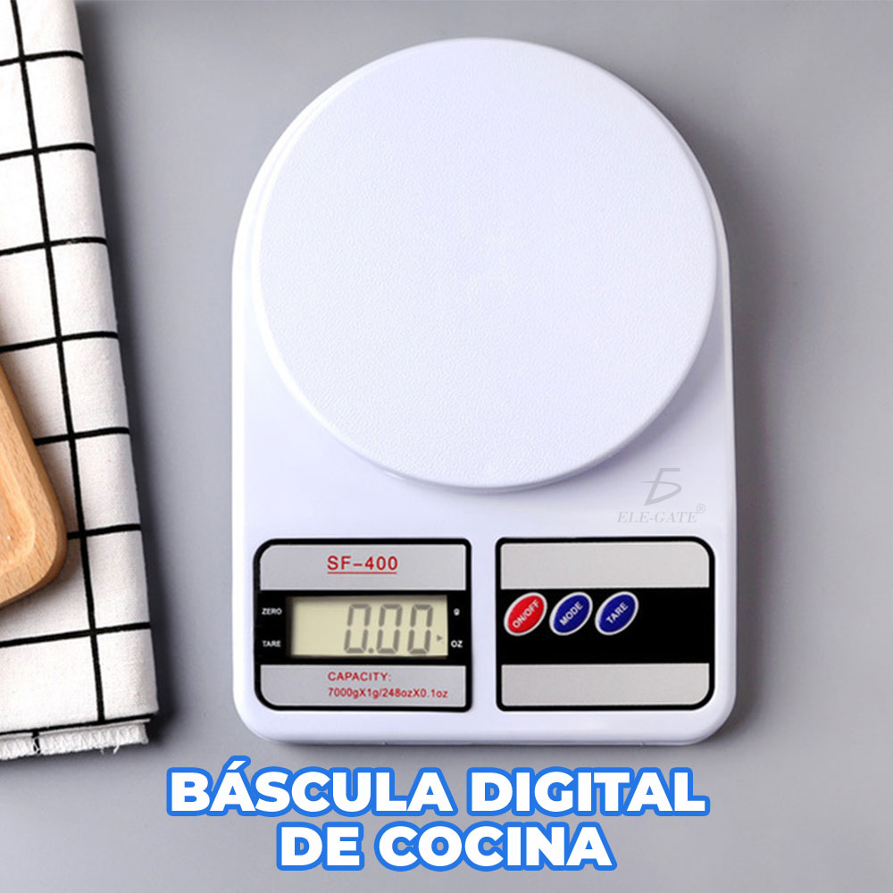 Bascula Digital Cocina Gramera Hasta 1gr A 10kg - T1865