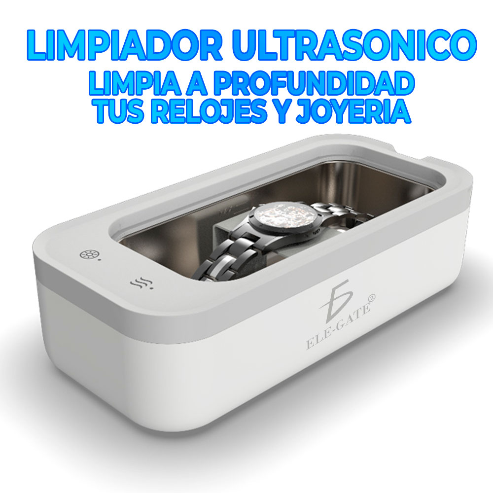 Limpiador Ultrasonico De Joyas Lentes Dentadura Metal - ELE-GATE