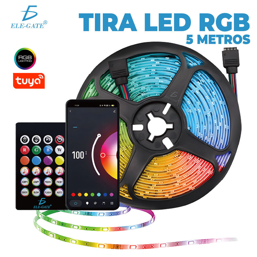 Cinta De Luz Led Rgb 20 Metros Tira Led , Control Bluetooth